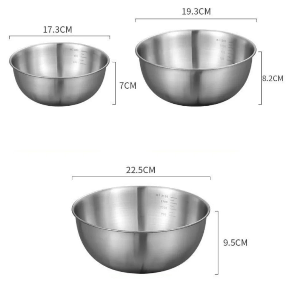 Stainless Steel Mixing Bowl – Durable, Versatile & Kitchen-Ready
