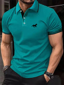 Nova camisa polo clássica para homem