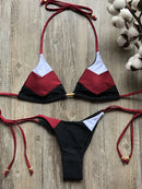 2023 Sexy Bikini Multicolor Swimsuit Women Swimwear Push Up Ribbed Bikini Set Brazilian Bathing Suit Beach Wear Bather Biquini