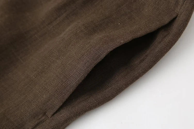 Wide Leg Pants Sets 2 Pieces Women Fashion Lace Up Kimono Tops Women's Suit Two Piece Set Spring Women Outfit