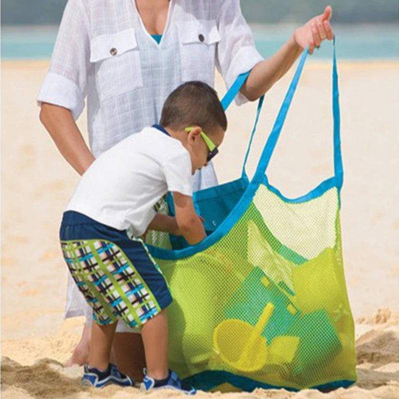 Sand Away” Mesh Beach Bag – Versatile Organizer for Bath Toys