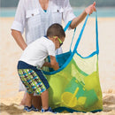Saco de Praia em Malha "Sand Away" - Organizador Versátil para Brinquedos de Banho