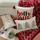 Capa de Almofada de Natal 30x50cm com Toque Elegante e Acolhedor