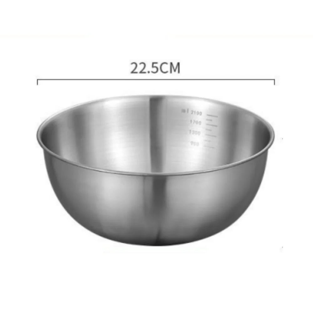 Stainless Steel Mixing Bowl – Durable, Versatile & Kitchen-Ready