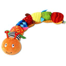 Lagarta Sensorial Musical – Brinquedo de Peluche Macio para o Desenvolvimento do Bebé