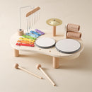 Brinquedo musical educativo em madeira – Aprenda e brinque com o ritmo! 