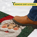 Tapete de Natal "Feliz Natal" Antiderrapante para Casa e Exterior