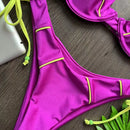 RUOTONGSEPT New Sexy Push up Bikini Set Swimsuit Women's low-waist Swimwear For Female Two Piece Beachwear 2023 Bathing Suit