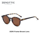 Retro Polarized Sunglasses – Small Size | Classic Round Style for Men & Women with UV400 Protection