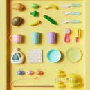 Conjunto de lava-loiça de cozinha infantil com máquina de lavar loiça elétrica – Brinquedo para brincar com água e cozinhar faz de conta