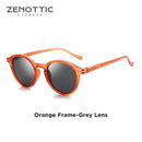Retro Polarized Sunglasses – Small Size | Classic Round Style for Men & Women with UV400 Protection