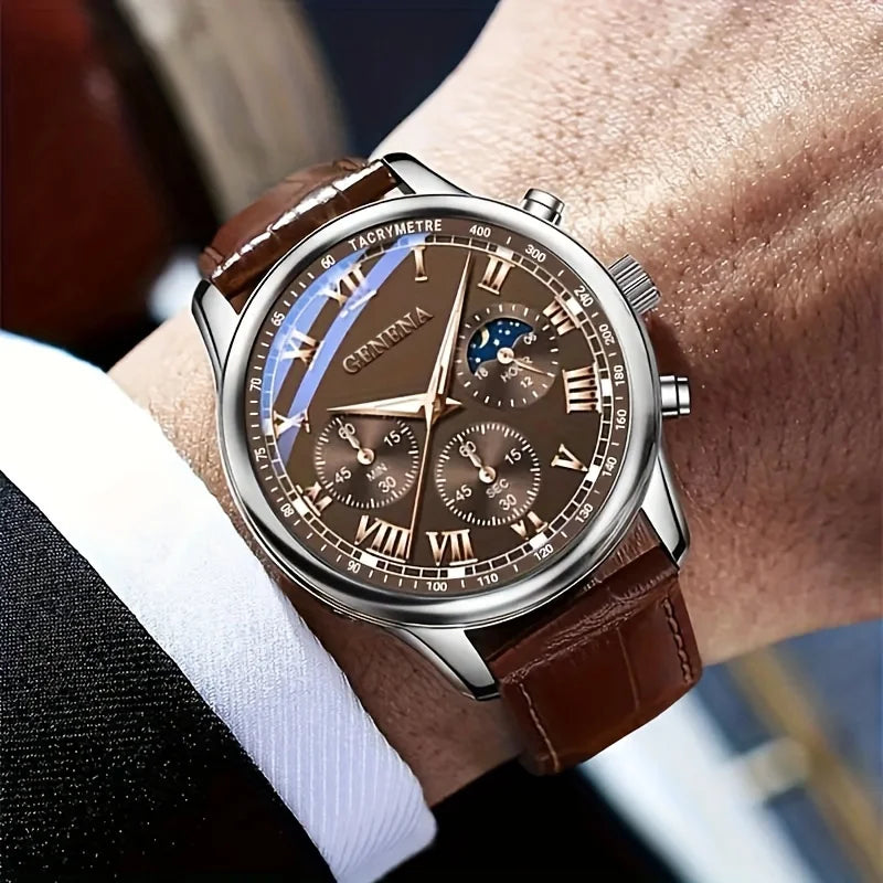 Men’s Elegant Quartz Watch – Affordable Style & Everyday Durability