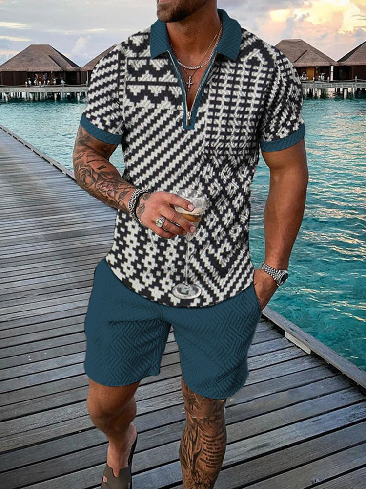 Men’s Summer Polo Set – Casual Comfort with a Modern Touch